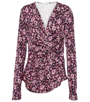 Marant Étoile Lyss ruched jersey top | Thumbnail 1