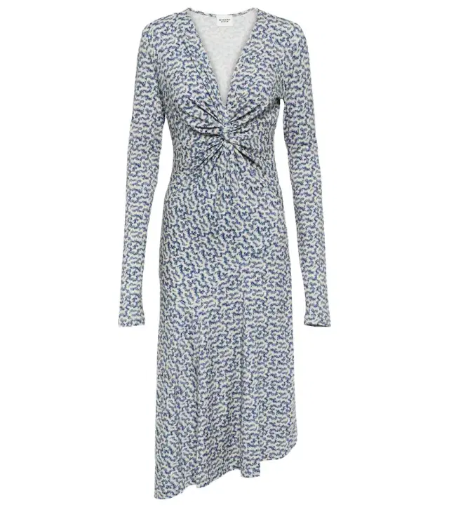 Marant Étoile Lania printed jersey midi dress