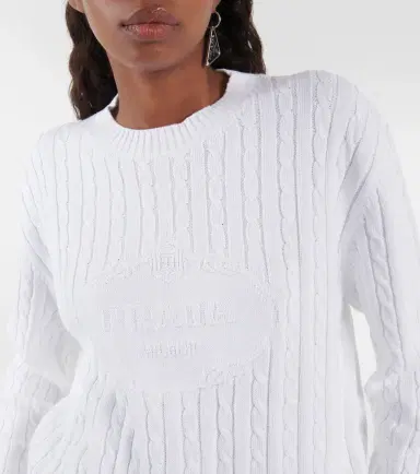 Prada Logo cotton sweater | Thumbnail 2