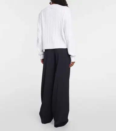 Prada Logo cotton sweater | Thumbnail 5