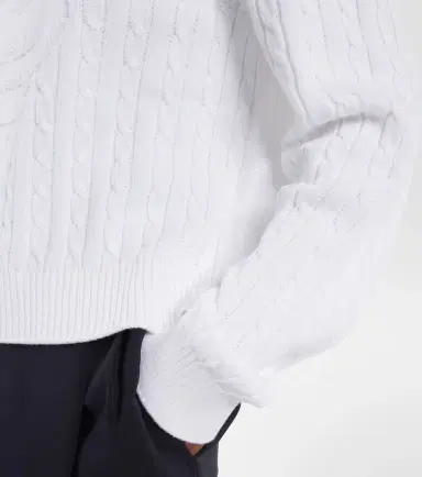 Prada Logo cotton sweater | Thumbnail 6