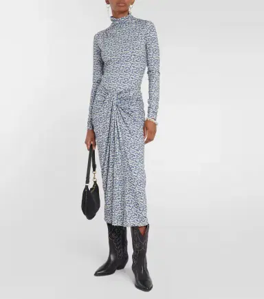 Marant Étoile Jeldia printed jersey midi skirt | Thumbnail 4