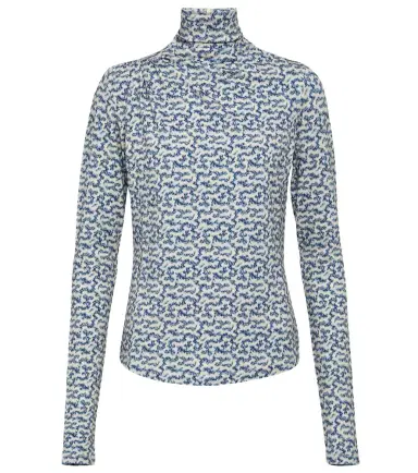 Marant Étoile Lou printed jersey turtleneck top | Thumbnail 1