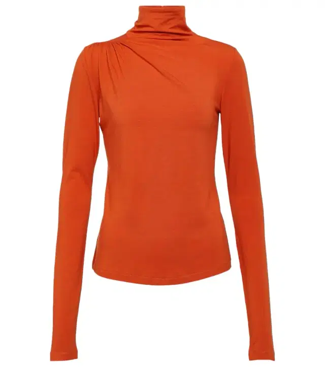 Marant Étoile Lou gathered jersey turtleneck top