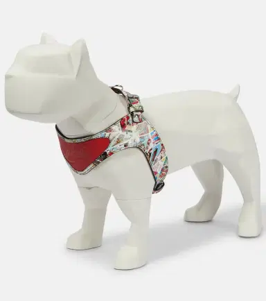 Christian Louboutin Loubiharness printed leather dog harness | Thumbnail 2