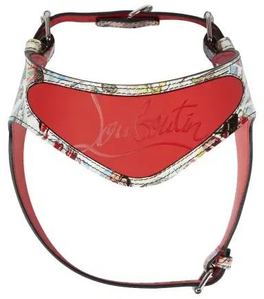 Christian Louboutin Loubiharness printed leather dog harness | Thumbnail 1