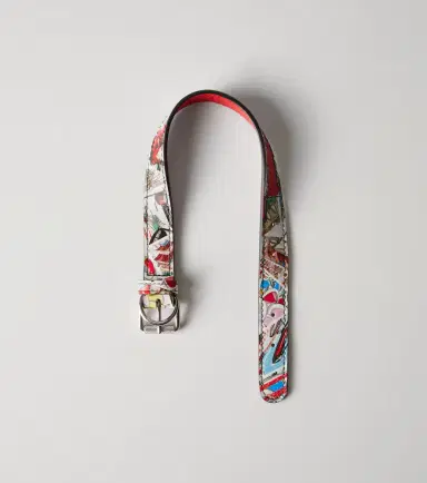 Christian Louboutin Loubicollar printed leather dog collar | Thumbnail 2