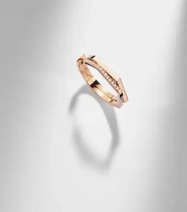 Repossi Antifer 18kt rose gold single earring with diamonds | Thumbnail 5 Repossi Antifer 18kt rose gold single earring with diamonds | Thumbnail 5