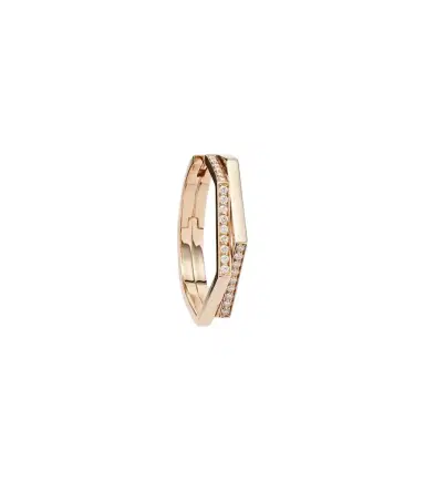 Repossi Antifer 18kt rose gold single earring with diamonds | Thumbnail 1 Repossi Antifer 18kt rose gold single earring with diamonds | Thumbnail 1