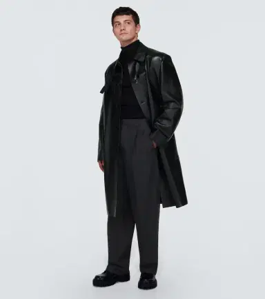 Versace Wool straight pants | Thumbnail 3