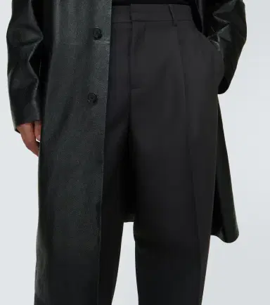 Versace Wool straight pants | Thumbnail 4