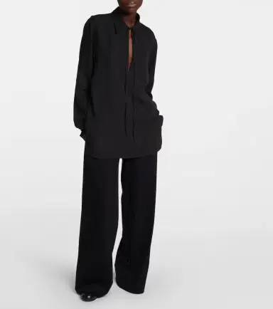 The Row Bariem low-rise jersey wide-leg pants | Thumbnail 3