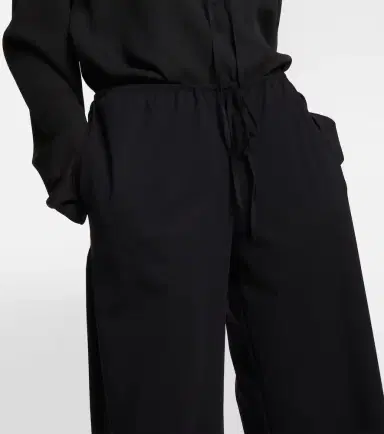 The Row Bariem low-rise jersey wide-leg pants | Thumbnail 4