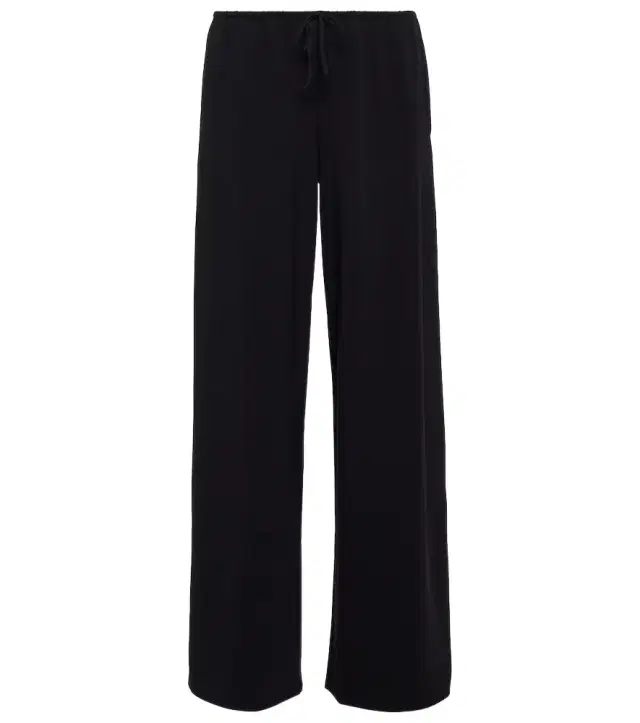 The Row Bariem low-rise jersey wide-leg pants