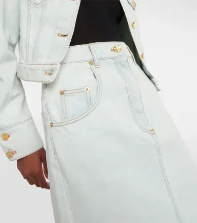 Nina Ricci Denim maxi skirt | Thumbnail 5 Nina Ricci Denim maxi skirt | Thumbnail 5