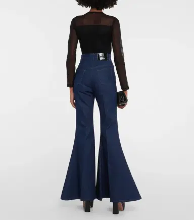 Nina Ricci High-rise flared jeans | Thumbnail 6 Nina Ricci High-rise flared jeans | Thumbnail 6