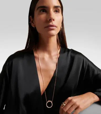 Repossi Antifer 18kt rose gold pendant necklace with diamonds | Thumbnail 5 Repossi Antifer 18kt rose gold pendant necklace with diamonds | Thumbnail 5
