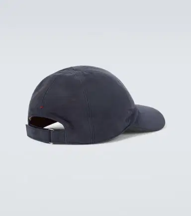 Loro Piana Logo suede baseball cap | Thumbnail 4