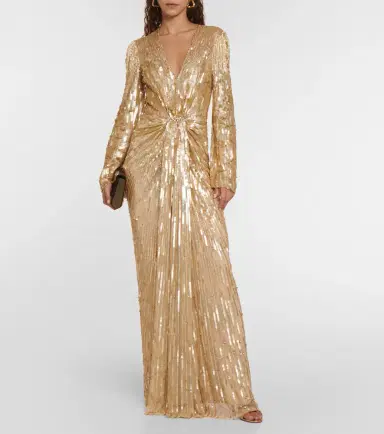Jenny Packham Margot sequined gown | Thumbnail 3