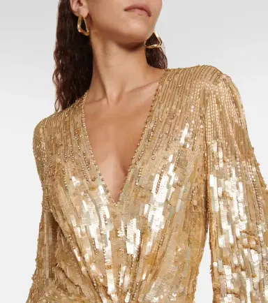 Jenny Packham Margot sequined gown | Thumbnail 6