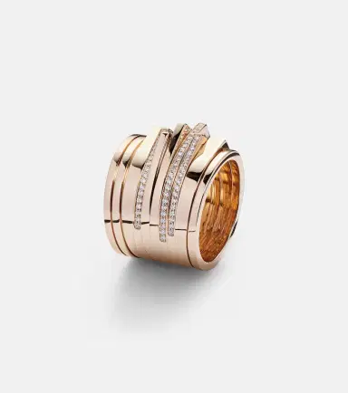 Repossi Antifer 18kt rose gold ring with diamonds | Thumbnail 2 Repossi Antifer 18kt rose gold ring with diamonds | Thumbnail 2