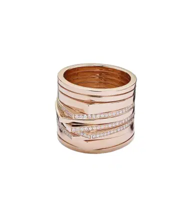 Repossi Antifer 18kt rose gold ring with diamonds | Thumbnail 1 Repossi Antifer 18kt rose gold ring with diamonds | Thumbnail 1