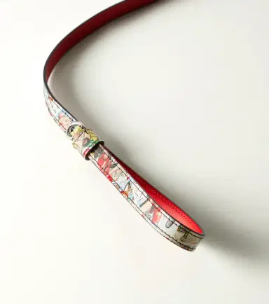 Christian Louboutin Loubileash printed leather dog leash | Thumbnail 2