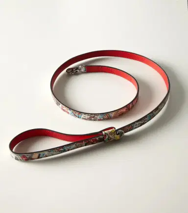 Christian Louboutin Loubileash printed leather dog leash | Thumbnail 3