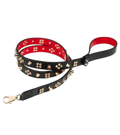 Christian Louboutin Loubileash embellished leather dog leash | Thumbnail 1