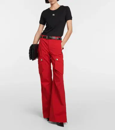 Dolce & Gabbana Embellished cotton jersey T-shirt | Thumbnail 5