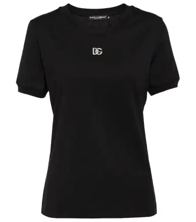 Dolce & Gabbana Embellished cotton jersey T-shirt | Thumbnail 1