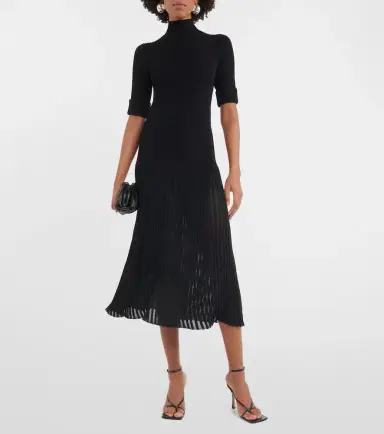 Dorothee Schumacher Plissé knit midi dress | Thumbnail 4