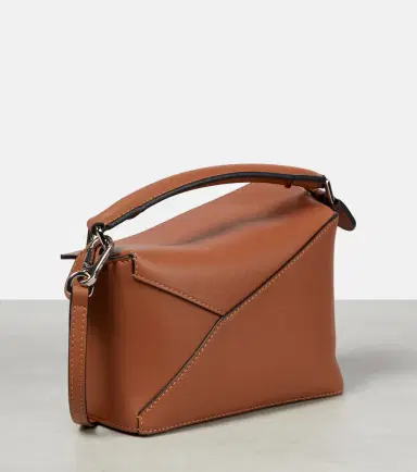 Loewe Puzzle Edge Mini leather top-handle bag | Thumbnail 4 Loewe Puzzle Edge Mini leather top-handle bag | Thumbnail 4