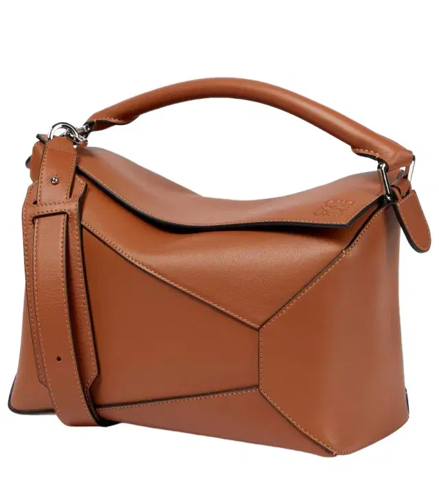 Puzzle Edge Medium leather top-handle bag