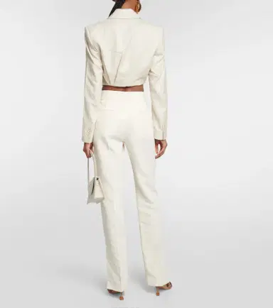 Jacquemus La Veste Bahia Courte cropped blazer | Thumbnail 5
