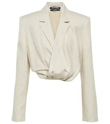 Jacquemus La Veste Bahia Courte cropped blazer | Thumbnail 1