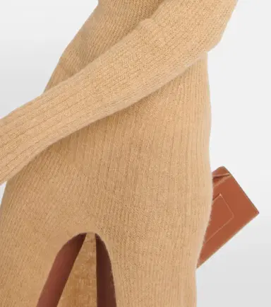 Jacquemus La Robe Dao mohair-blend maxi dress | Thumbnail 5