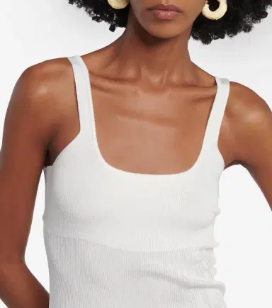Jacquemus Robe Maille Oranger ribbed-knit maxi dress | Thumbnail 5