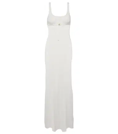 Jacquemus Robe Maille Oranger ribbed-knit maxi dress | Thumbnail 1