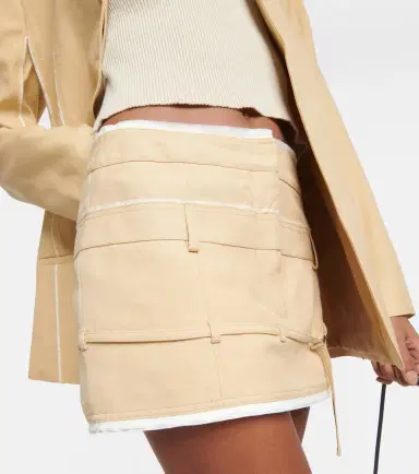 Jacquemus La Mini Jupe Caraco miniskirt | Thumbnail 3