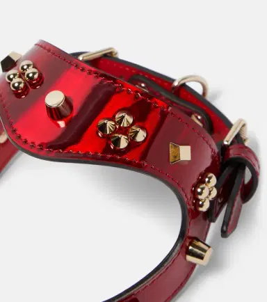 Christian Louboutin Loubiharness embellished leather dog harness | Thumbnail 2