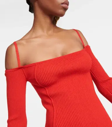 Jacquemus La Robe Sierra midi dress | Thumbnail 4 Jacquemus La Robe Sierra midi dress | Thumbnail 4