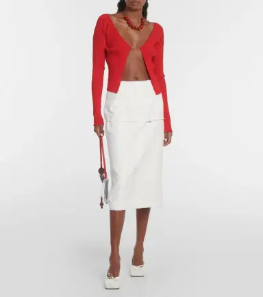 Jacquemus La Maille Pralu Longue cardigan | Thumbnail 4