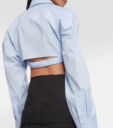 Jacquemus La Chemise Bahia cropped top | Thumbnail 2