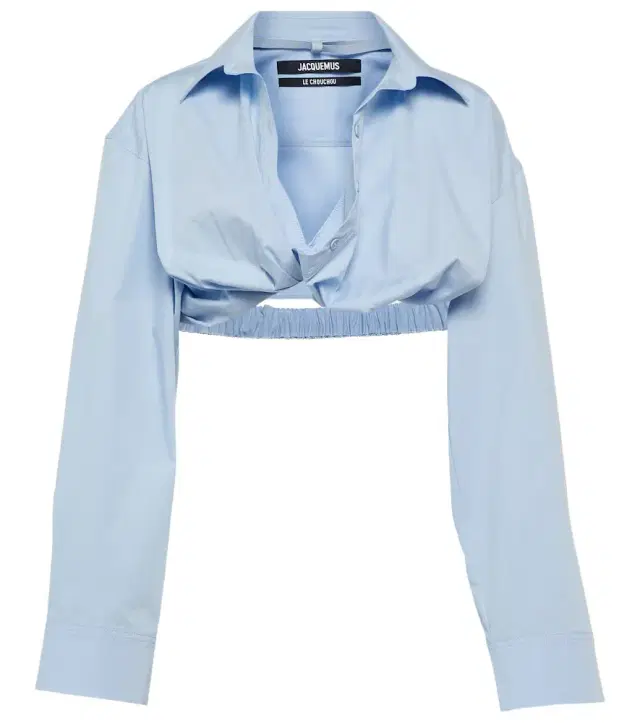 Jacquemus La Chemise Bahia cropped top