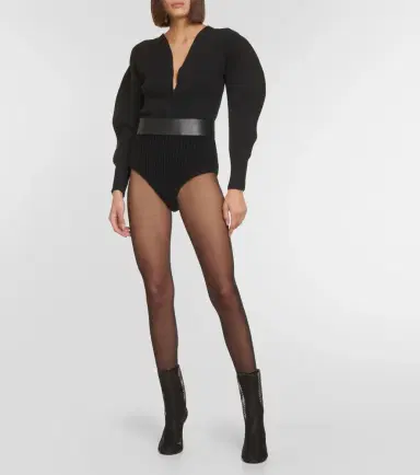 Alaïa Alaïa Wool and cashmere-blend briefs | Thumbnail 4