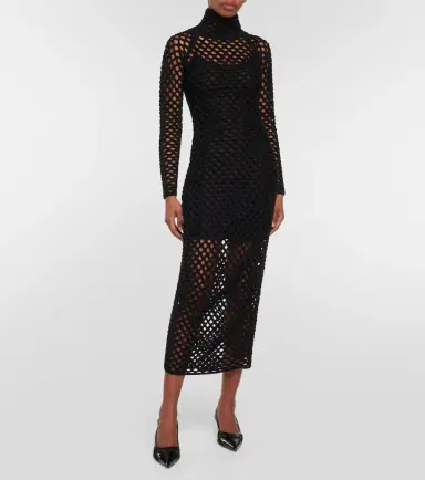 Alaïa Alaïa Sheer net gown | Thumbnail 2 Alaïa Alaïa Sheer net gown | Thumbnail 2