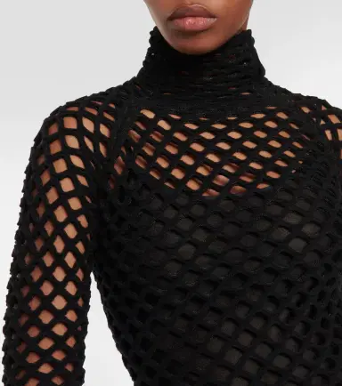 Alaïa Alaïa Sheer net gown | Thumbnail 5 Alaïa Alaïa Sheer net gown | Thumbnail 5