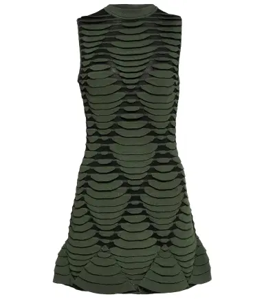 Alaïa Alaïa Snake-effect knit minidress | Thumbnail 1 Alaïa Alaïa Snake-effect knit minidress | Thumbnail 1