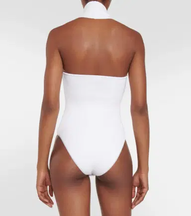 Alaïa Alaïa Ribbed-knit halterneck bodysuit | Thumbnail 5
